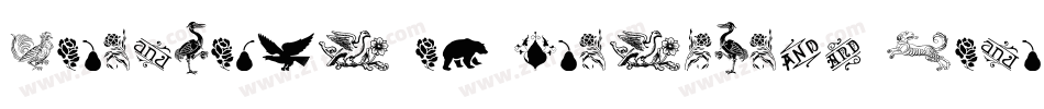 Cornucopia of Ornaments Four字体转换